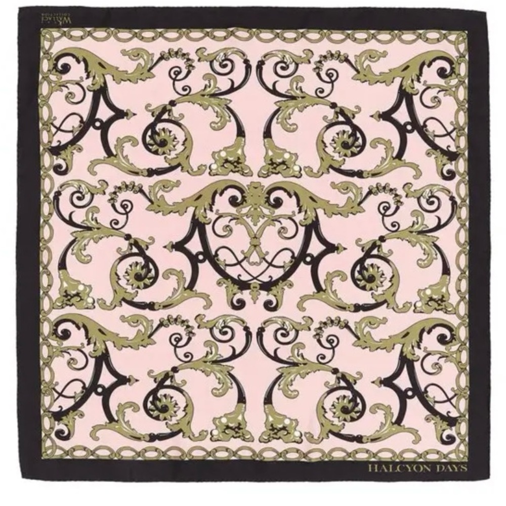 Halcyon Days Pink Silk Wallace Balustrade Scarf